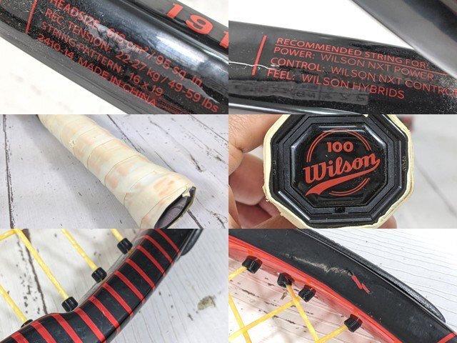 【4yt078】硬式用テニスラケット Wilson ウィルソン PRO STAFF プロスタッフ95 100周年記念モデル◆V21
