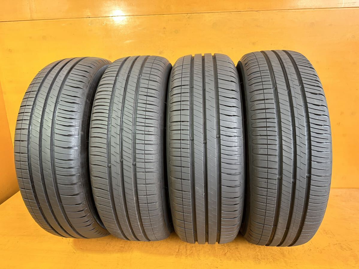 森商会No.132佐賀発ミショラン 195/65R15 95H ENERGY SAVER4 2023 4本set 7mm MICHELIN倉庫保管 中古タイヤ 溝 室 バリ山 溝あり _画像1