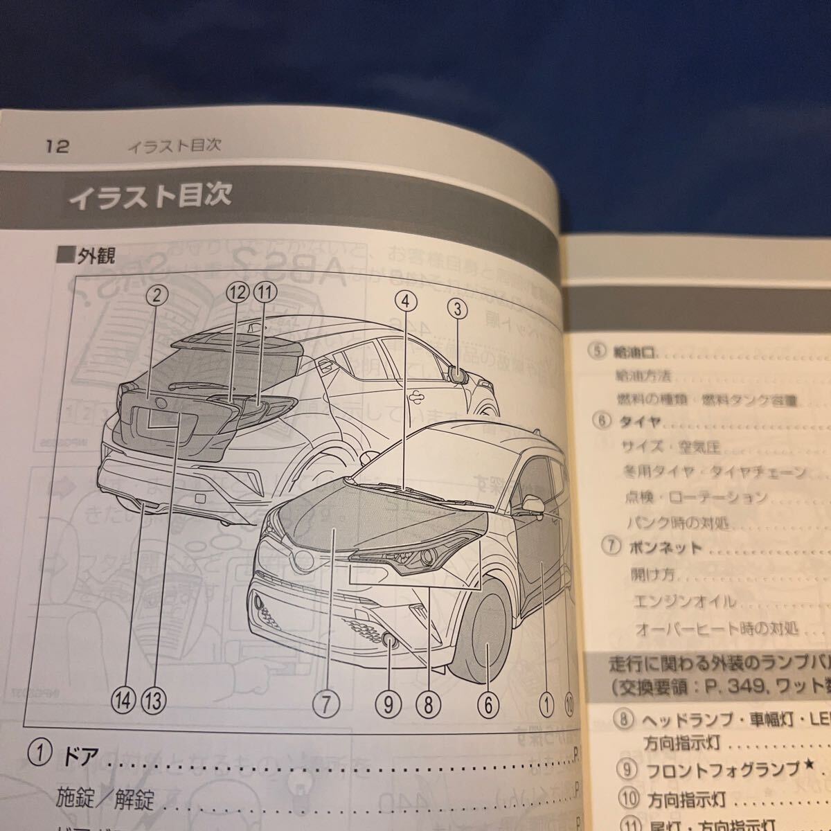 送料無料 トヨタ C-HR 取扱説明書 _画像7