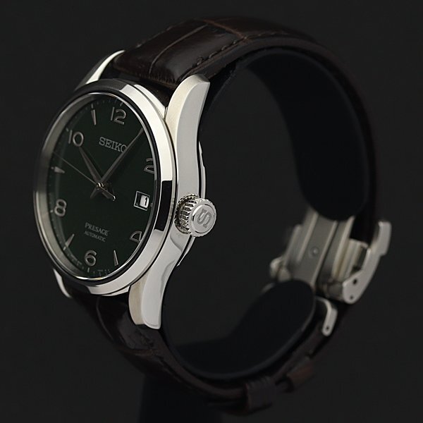 1円～◎美品 日差良好◎SEIKO セイコー プレザージュ【Green enamel dial Limited Edition 2000本】メンズ 自動巻き SARX063 6R35-00C0◎の画像2