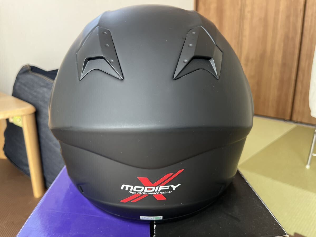 ☆美品☆ モディファイX XLサイズ WINS JAPAN マットブラック システムヘルメットの画像3