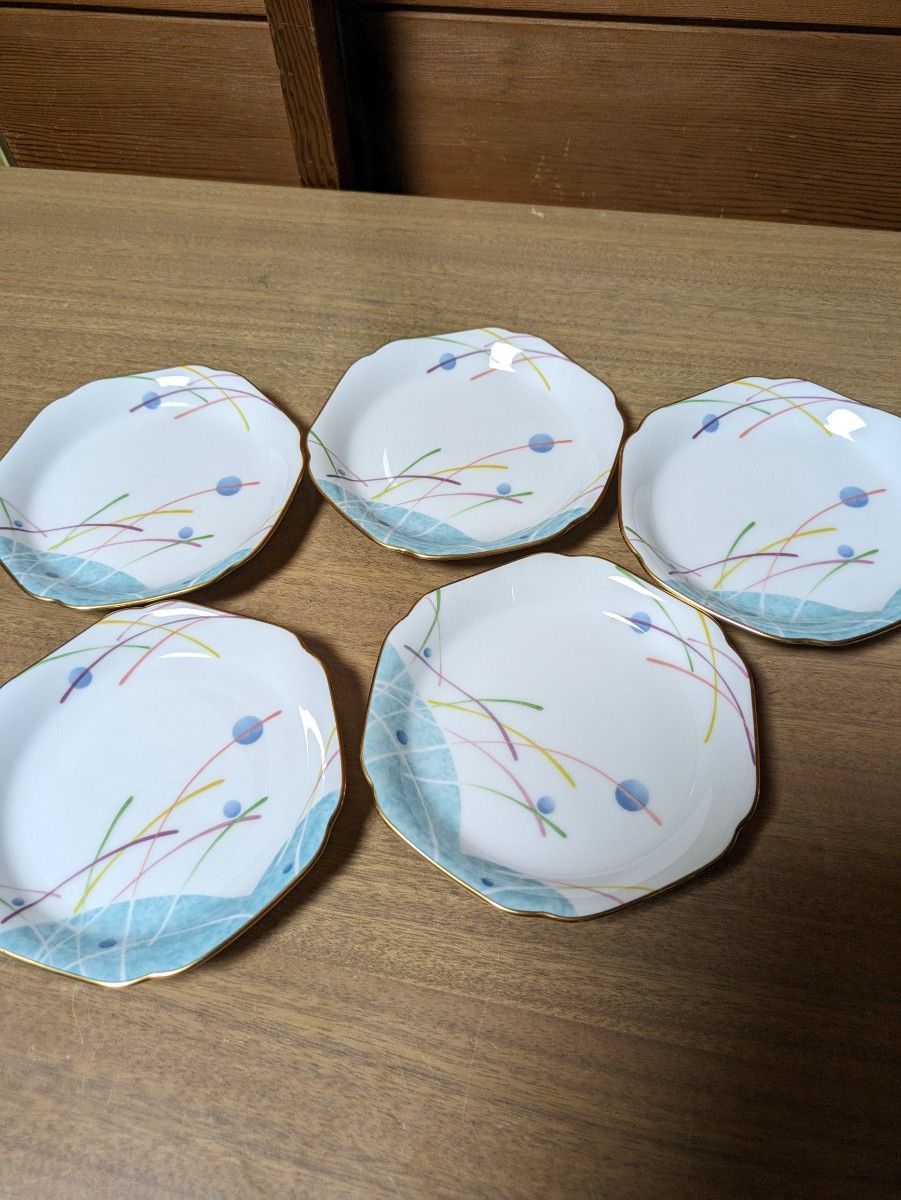 NORITAKE ノリタケ 乃りたけ 華麗句 銘々皿中皿 5枚セット 取り皿 陶器キッチン用品食器