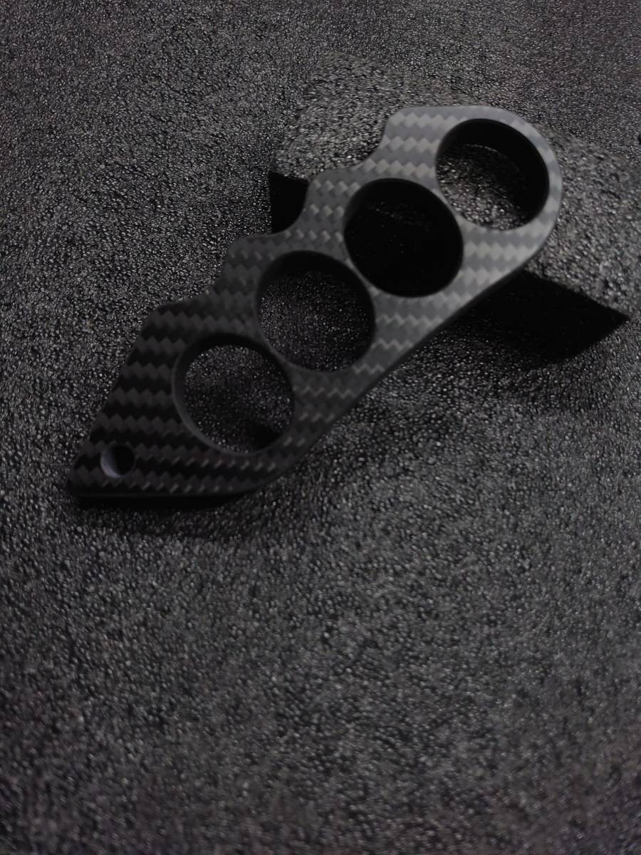 カーボンファイバー製(炭素繊維積層マシンカット削り出し)10㎜厚み アウトドア用 53g 脱出サバイバルツールの画像2