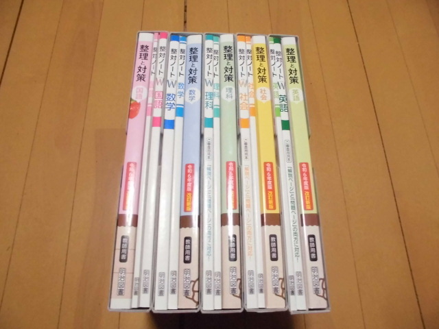 ご審査用見本　　令和6年度版　全面改訂　教師用　整理と対策　 国語・数学・理科・社会・英語　　明治図書　外箱やや傷み_画像3