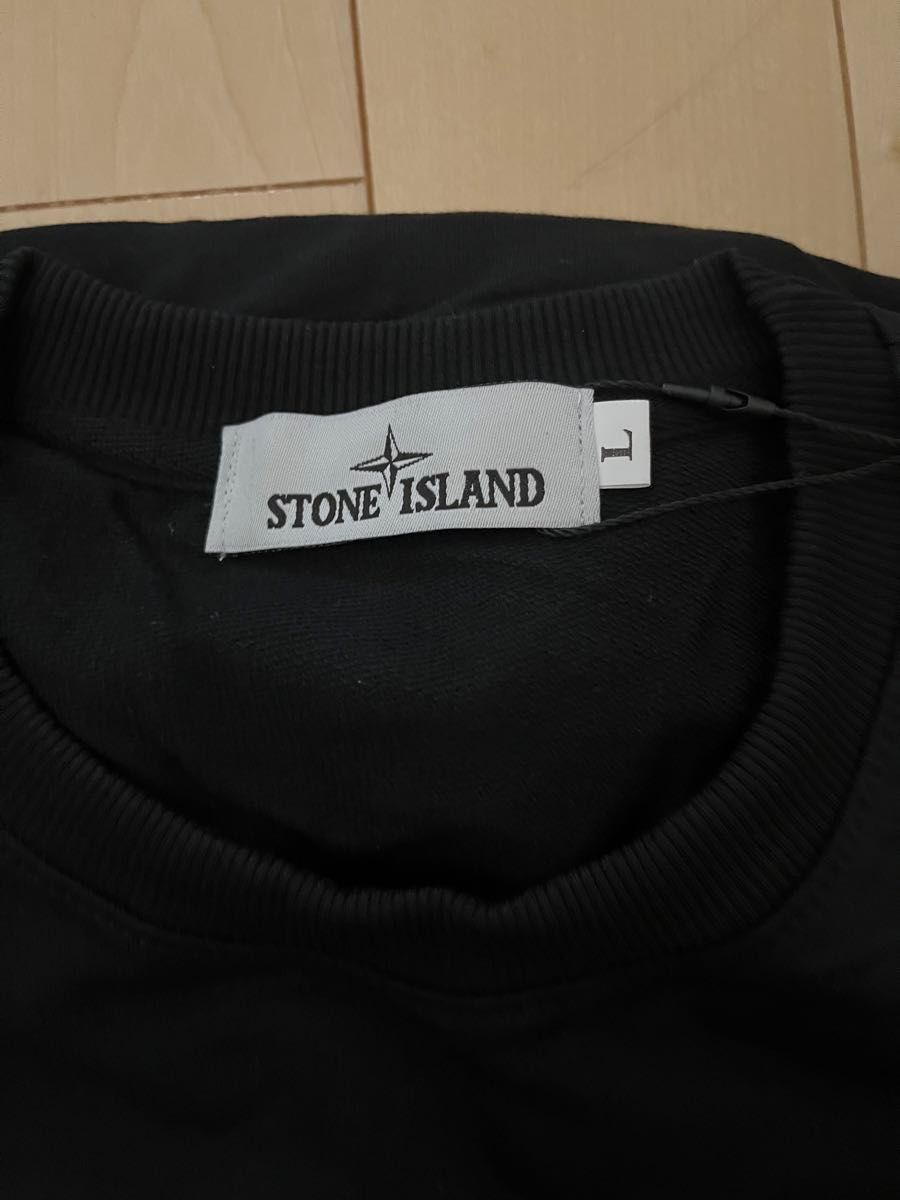 即購入可！STONE ISLAND ストーンアイランド ロンＴ スウェット シャツ ブラック