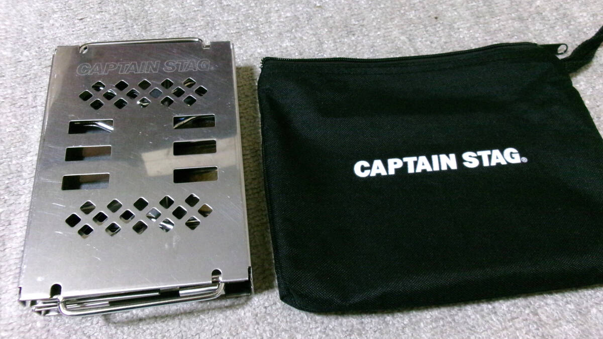 [ secondhand goods ] camp * outdoor goods *CAPTAIN*STAG*B6* compact .. pcs * storage case attaching 