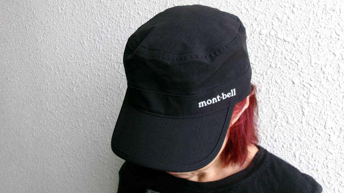 【美品】モンベル※ブラック※S～Mサイズ※メンズ※アウトドア※mont・bell※帽子_画像2