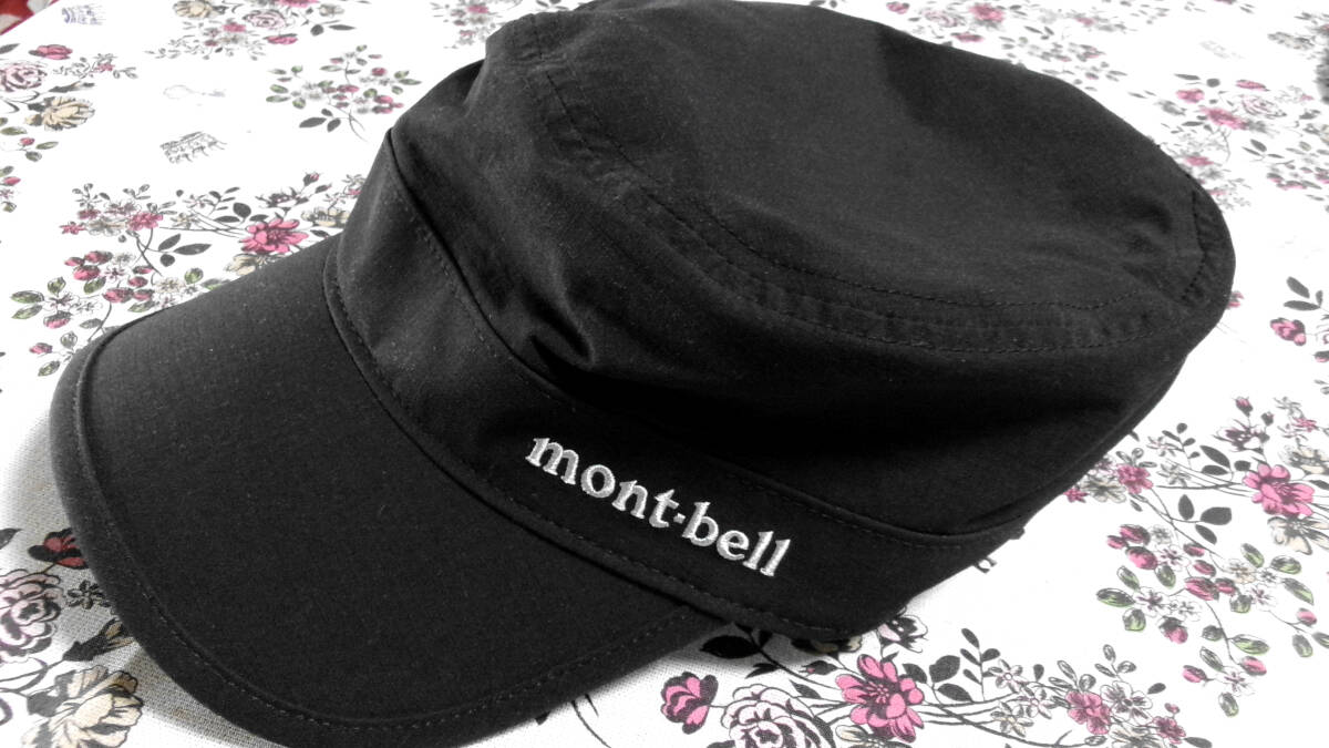 【美品】モンベル※ブラック※S～Mサイズ※メンズ※アウトドア※mont・bell※帽子_画像1
