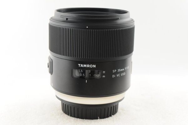 [美品] Tamron タムロン SP 35mm F/1.8 Di VC USD キャノンマウント #1324A_画像9