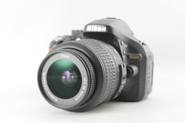 [美品] Nikon ニコン D5200 + 18-55mm レンズ #1483AB_画像10