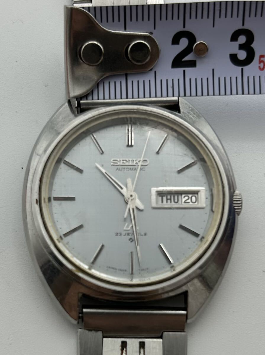 【辰】SEIKO LM ロードマチック automatic 23石 腕時計 約3.9×3.5cm ○時計・腕時計・カシオA783の画像10