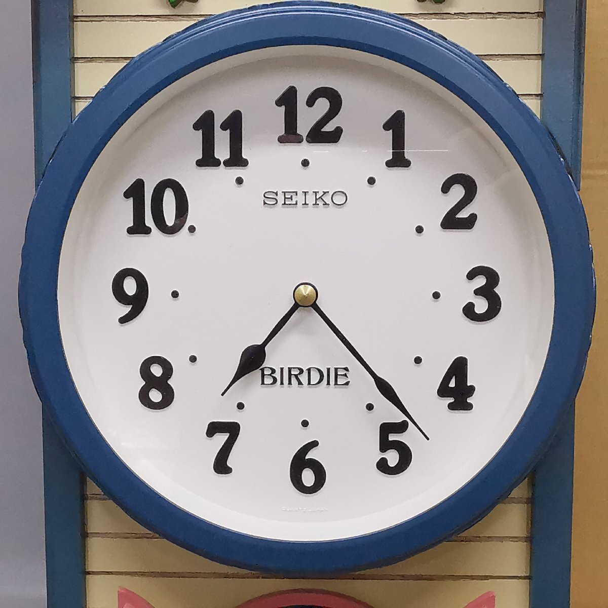極美品 動作品 SEIKO セイコー 掛け時計 全電子式 バーディー RF508Ｌ 昭和レトロ ヴィンテージ アンティーク 元箱 取説付 現状品 Z5529の画像2