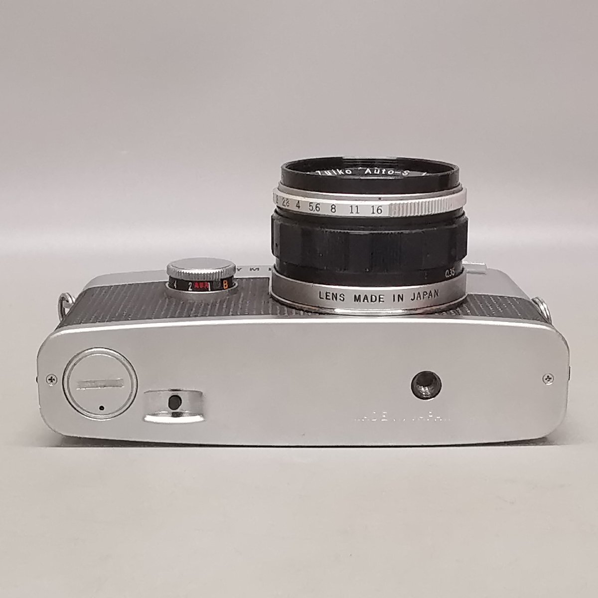 動作品 OLYMPUS PEN FT / F.Zuiko Auto-S F1.8 38mm オリンパス ハーフサイズ 一眼レフフィルムカメラ ケース付 Z5543の画像5