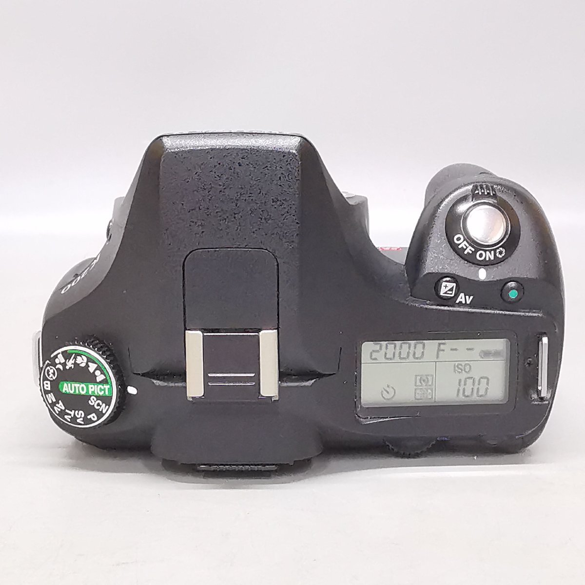 動作品 PENTAX K200D ペンタックス デジタル一眼レフカメラ 乾電池使用 元箱 取説 他付属品 Z5549の画像6