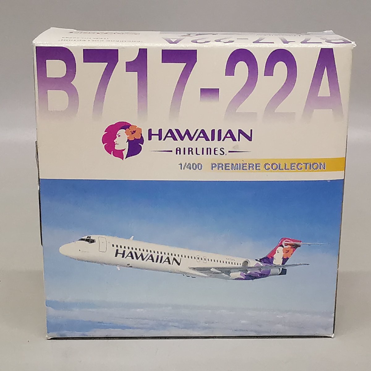 未使用 HAWAIIAN ハワイアン航空 B717-22A 1/400 プレミアコレクション Dragon Wings 元箱入 付属品 航空機 模型 Z5586_画像1