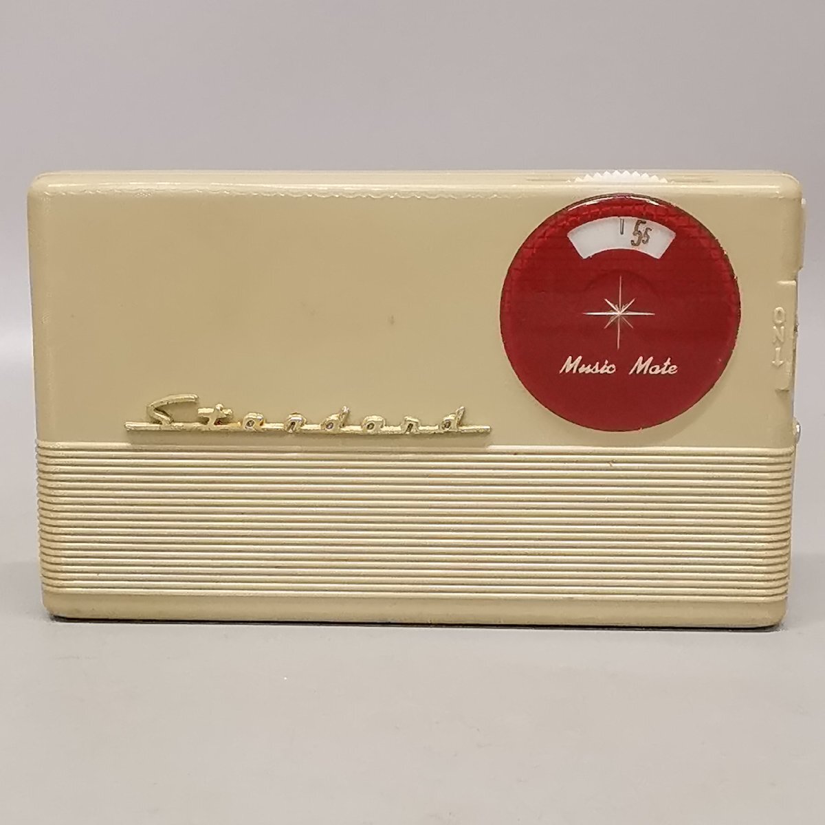 昭和レトロ スタンダード携帯ラジオ 真空管ラジオ ポータブルラジオ SR-130 アンティーク ヴィンテージ ジャンク Z5656_画像1