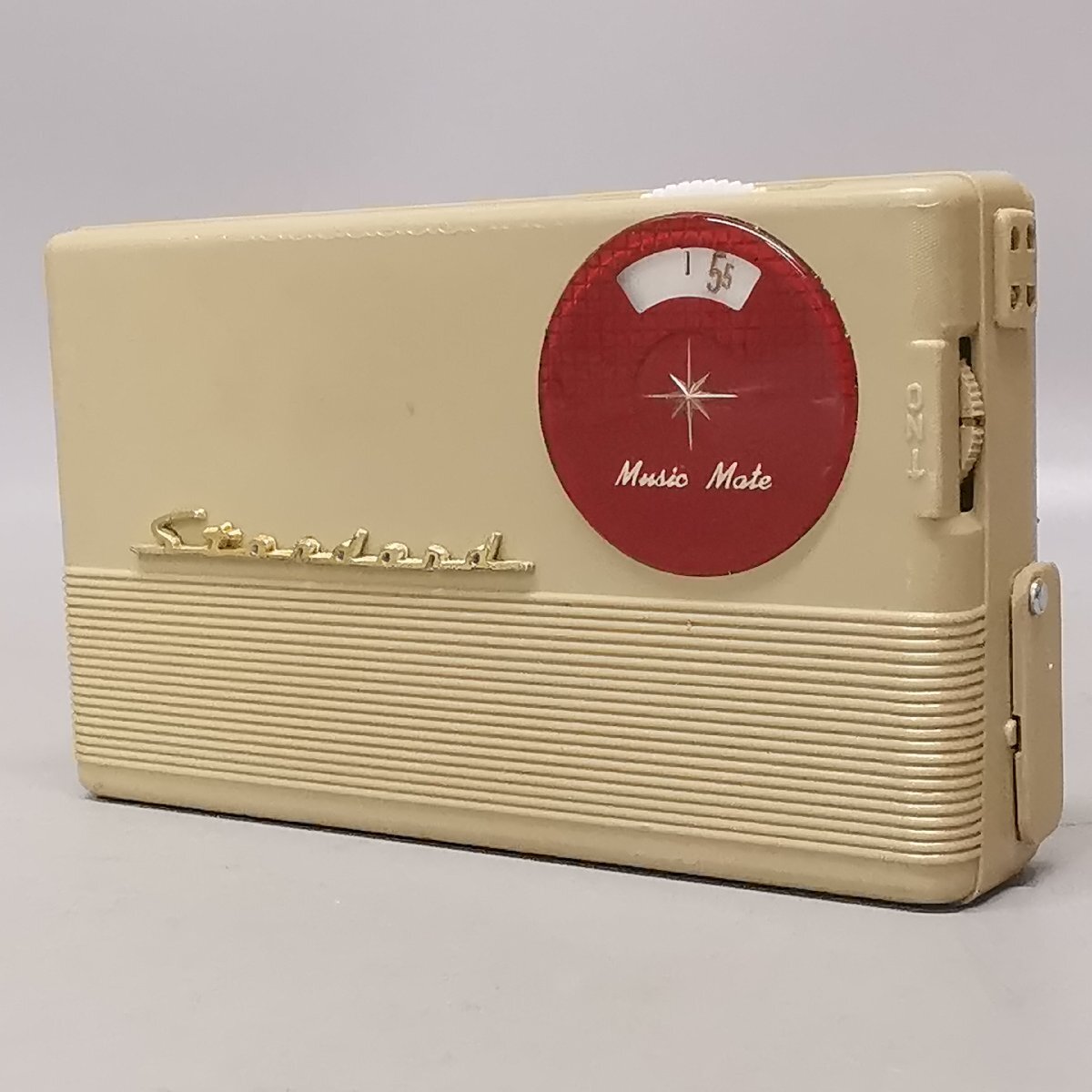 昭和レトロ スタンダード携帯ラジオ 真空管ラジオ ポータブルラジオ SR-130 アンティーク ヴィンテージ ジャンク Z5656_画像2