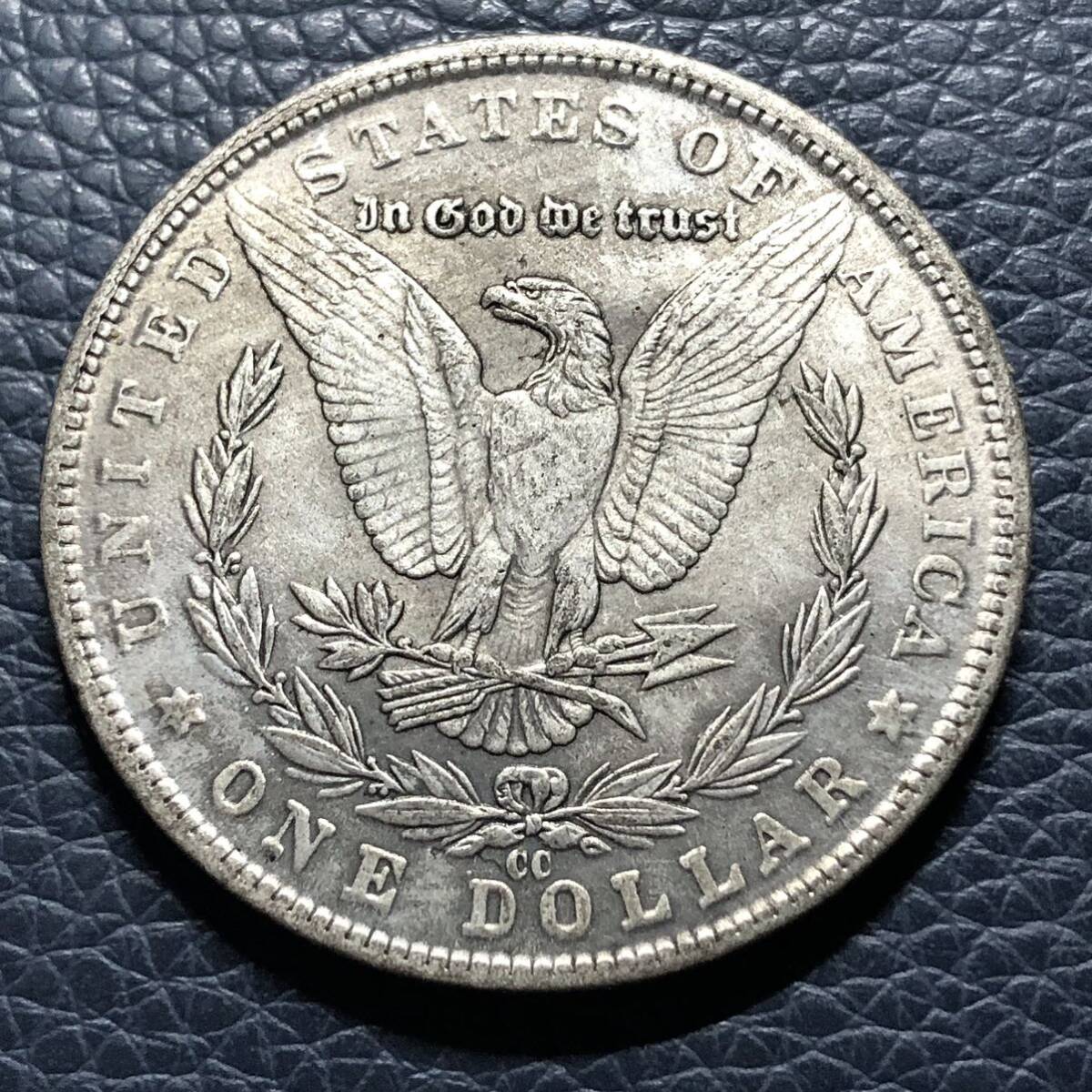 外国古銭 アメリカ 1881年 ONE DOLLAR イーグル　一円銀貨　大型銀貨 貿易銀 古銭 希少_画像2