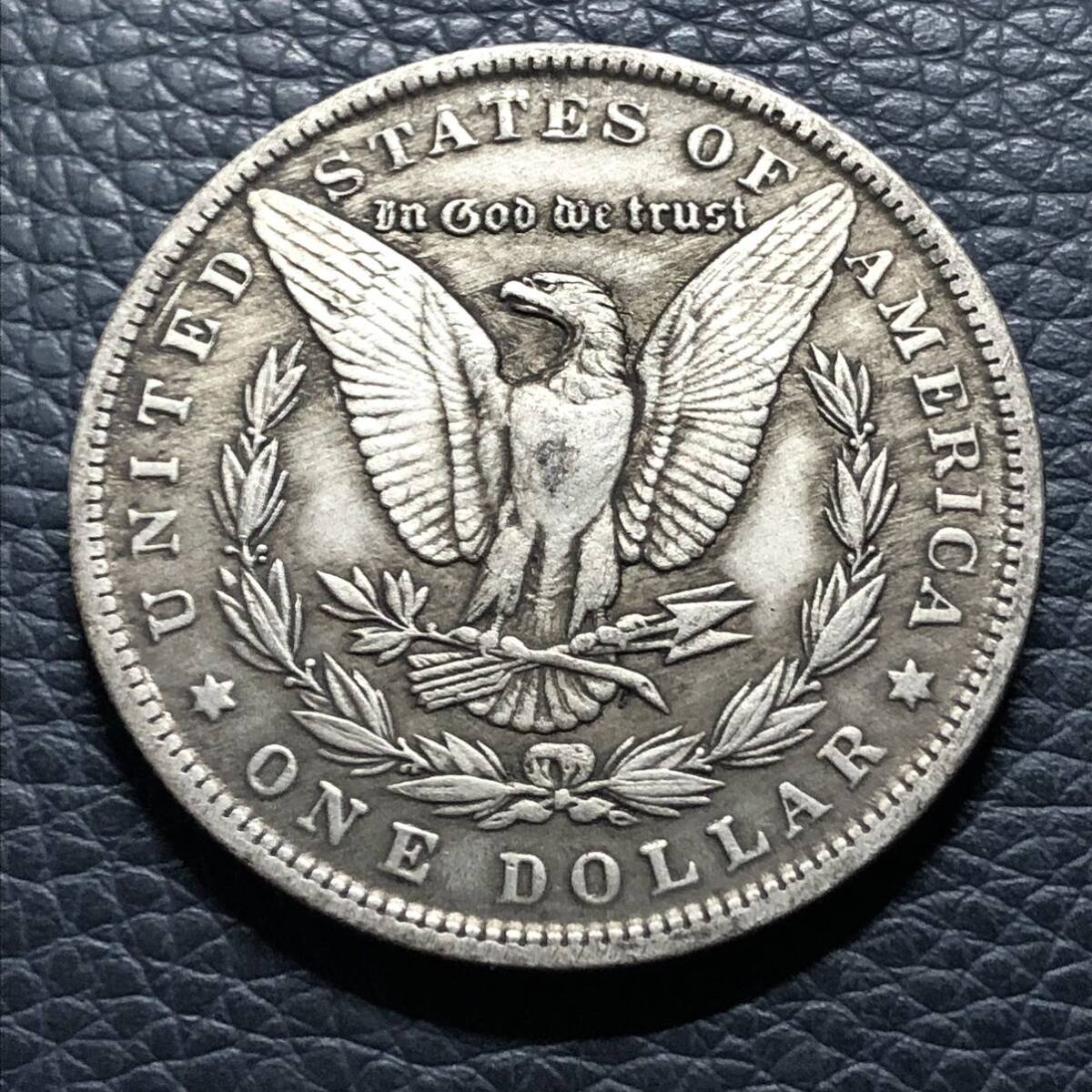 外国古銭 アメリカ 1921年 裸女 ONE DOLLAR イーグル 一円銀貨 大型銀貨 貿易銀 古銭 の画像2