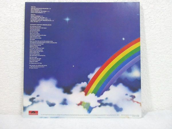 LP RITCHIE BLACKMORE'S RAINBOW レインボー 銀嶺の覇者 帯付き 20MM-9225 レコード【M0414】(T)の画像3