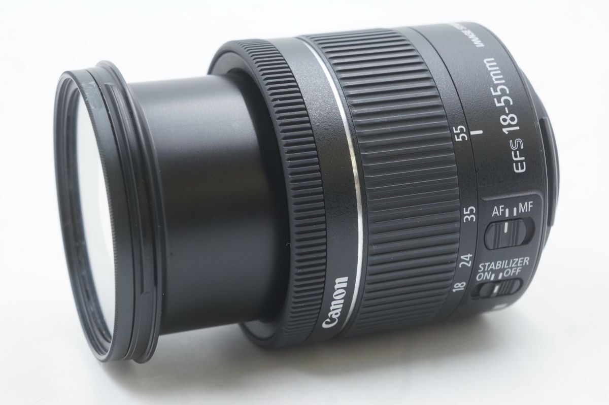 ★☆全額返金保証！最速発送！【Canon EF-S18-55mm F4.0-5.6IS STM フォーカスOK 難あり】★☆（202403-29734-kaitori）の画像5