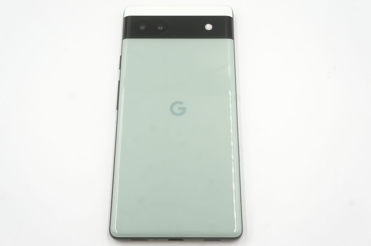 ★☆全額返金保証！最速発送！【Google Pixel 6a 128GB SoftBank Sage 白ロム 動作確認済】★☆（202403-04855-Skaitori）の画像1