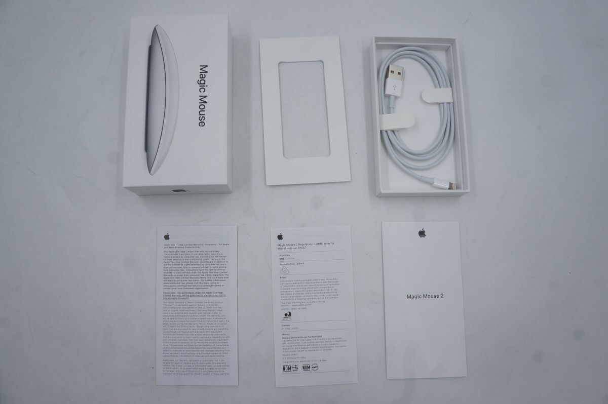 ★☆全額返金保証！最速発送！【Apple Magic Mouse 2 MLA02J/A】★☆（202403-18674-PCkaitori）の画像4