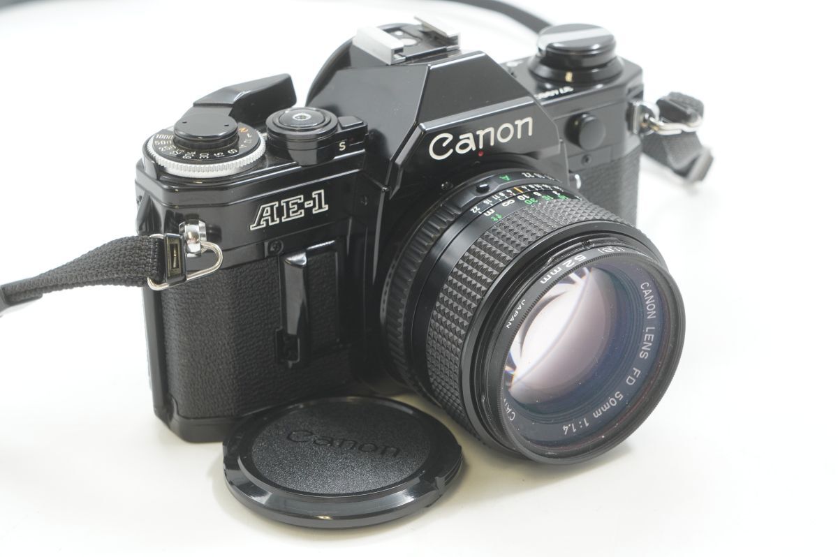 ★☆全額返金保証！最速発送！【Canon AE-1 ボディ＋New FD 50mm F1.4 難あり】★☆（202404-30285-kaitori）_画像1