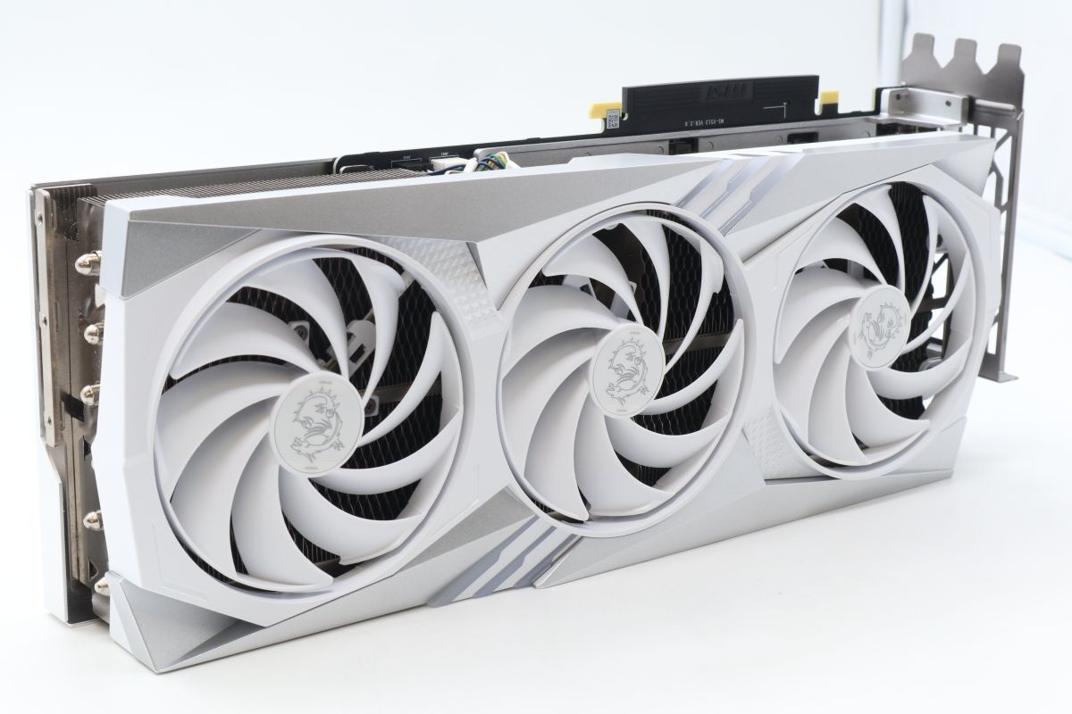 ★☆全額返金保証！最速発送！【MSI Geforce RTX 4070Ti GAMING XTRIO WHITE 12G 動作確認済】★☆（202403-18205-PCkaitori）の画像1