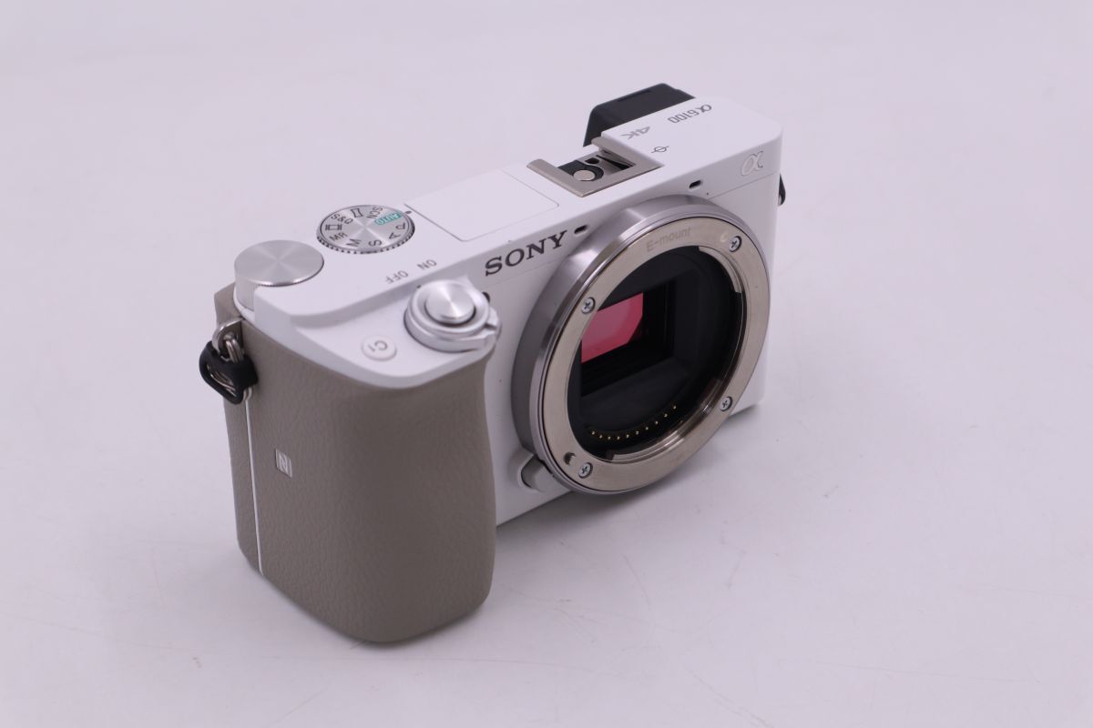 ★☆全額返金保証!最速発送!【SONY ソニー ミラーレス一眼 α6100 ボディ ホワイト ILCE-6100 美品】★☆(202403-29871-kaitori)