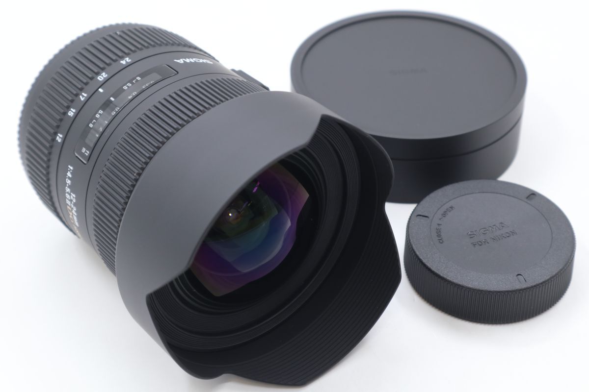 ★☆全額返金保証！最速発送！【SIGMA 広角ズームレンズ 12-24mm F4.5-5.6 II DG HSM Nikon 美品】★☆（202403-30037-kaitori）の画像1