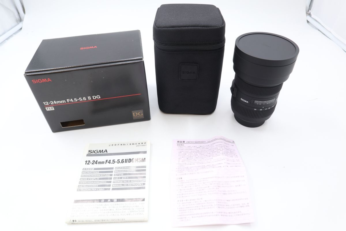 ★☆全額返金保証！最速発送！【SIGMA 広角ズームレンズ 12-24mm F4.5-5.6 II DG HSM Nikon 美品】★☆（202403-30037-kaitori）の画像7