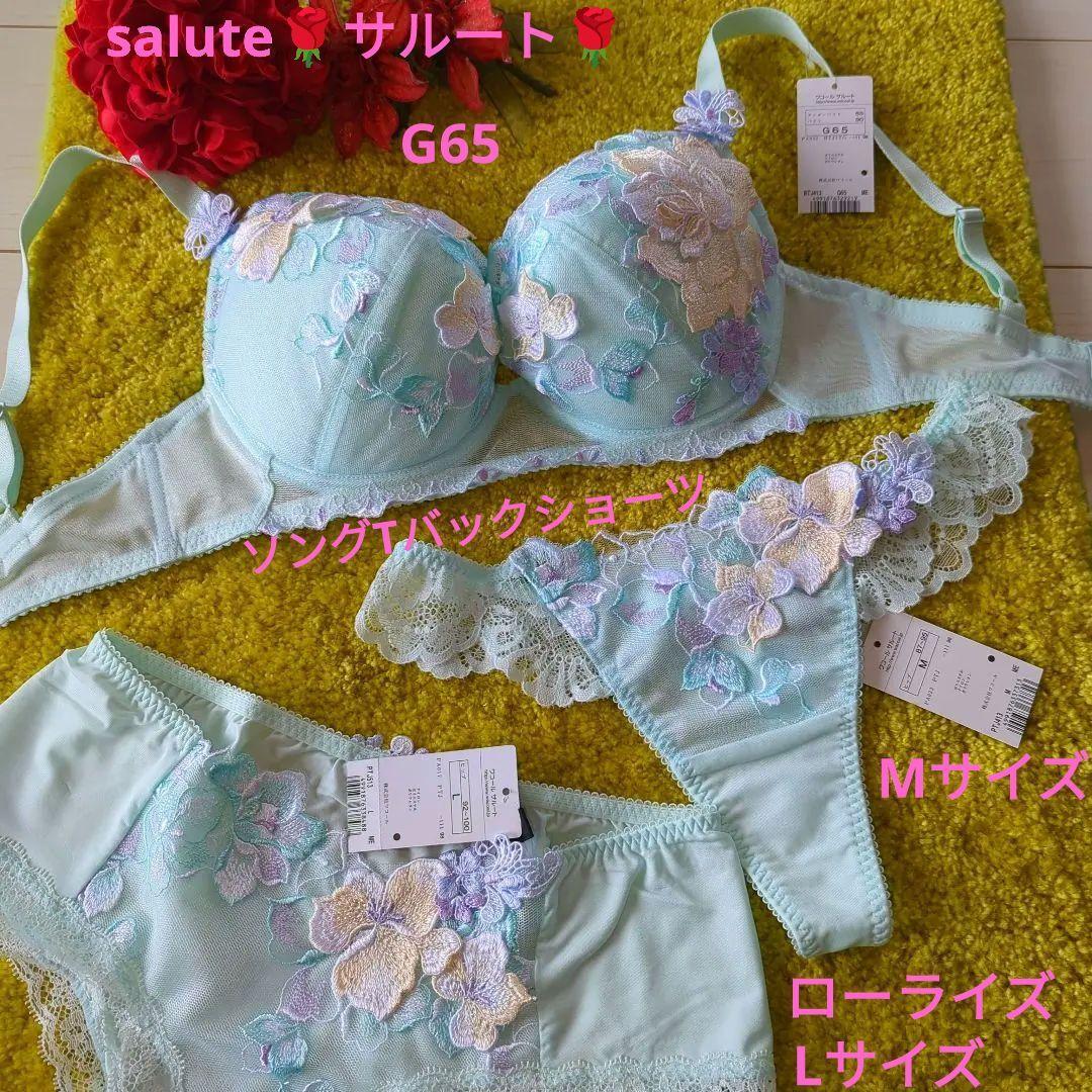 Wacoal/ワコール/salute/サルート/13G/フィレンツェ/G65＆ソングTバックショーツM＆ローライズショーツL/G65/ソング/TバックM/ローライズL_画像1