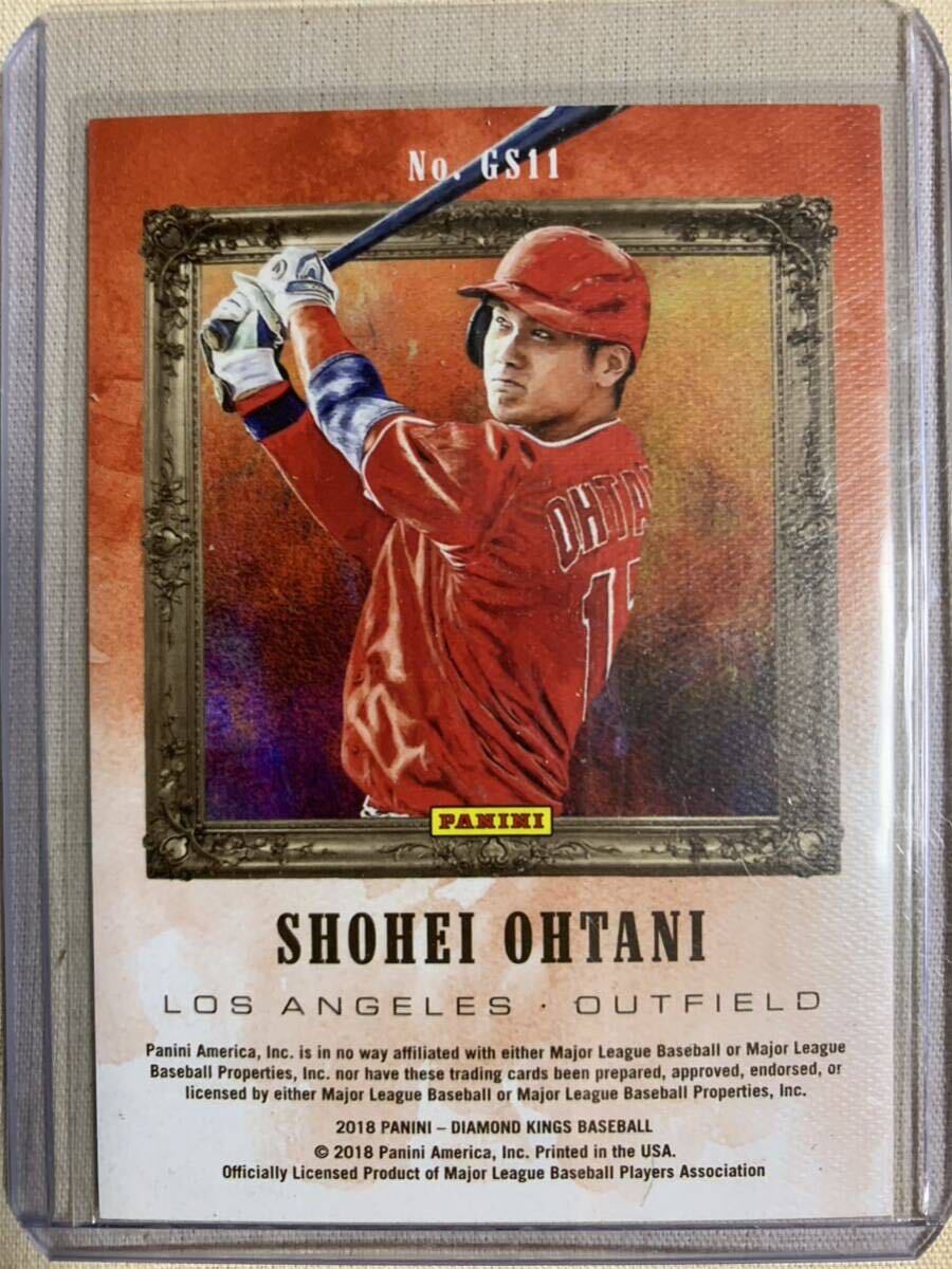 2018 PANINI DIAMOND KINGS GALLARY OF STARS #GS11 SHOHEI OHTANI 大谷翔平 パニーニ インサートカードの画像2