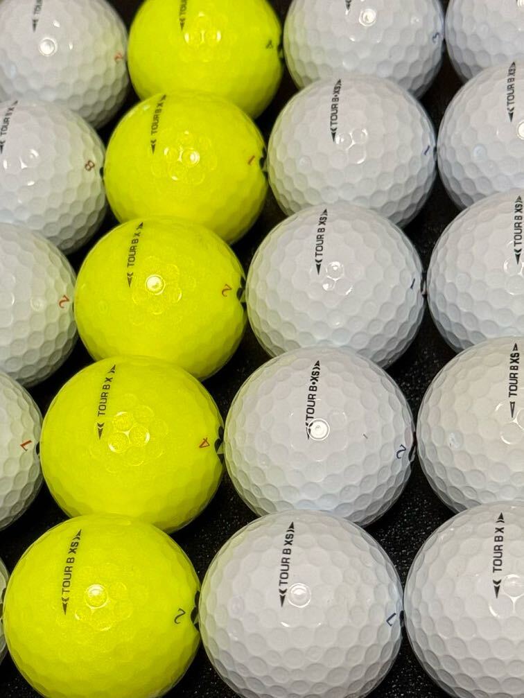 極上 ブリヂストン TOUR B X XS ロストボール 20球BRIDGESTONE ツアーB （検 タイトリストtitleist pro v1 v1x SRIXON Z-STAR XV 特A球_画像5