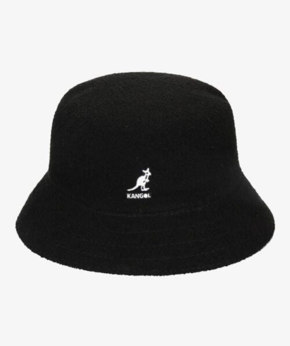 KANGOL BERMUDA BUCKET バルミューダ バケットハット カンゴール 黒 ブラック Lサイズの画像2