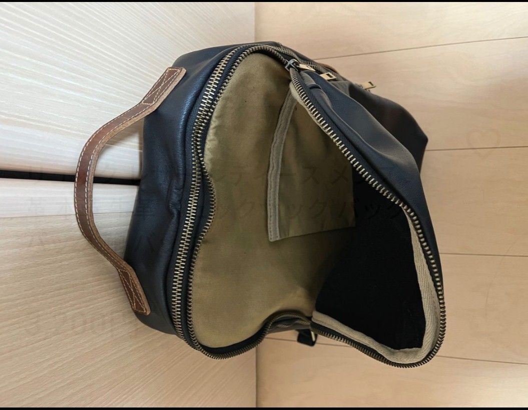 最終お値下げ ZELDNER メンズ/レディース 本革 牛革 リュック 最終お値下げ ZELDNER メンズ/レディース 本革 牛革 リュック