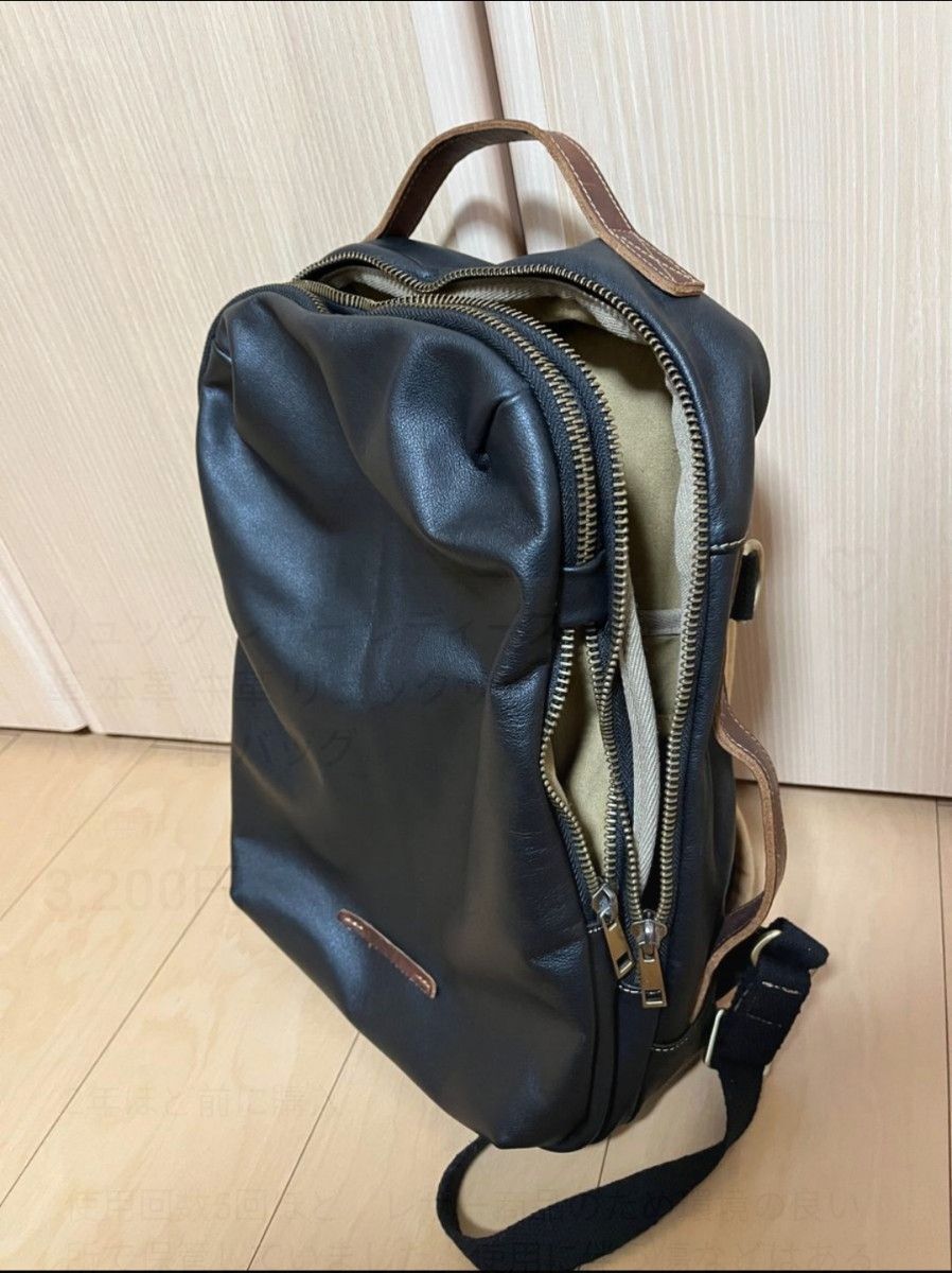 最終お値下げ ZELDNER メンズ/レディース 本革 牛革 リュック 最終お値下げ ZELDNER メンズ/レディース 本革 牛革 リュック