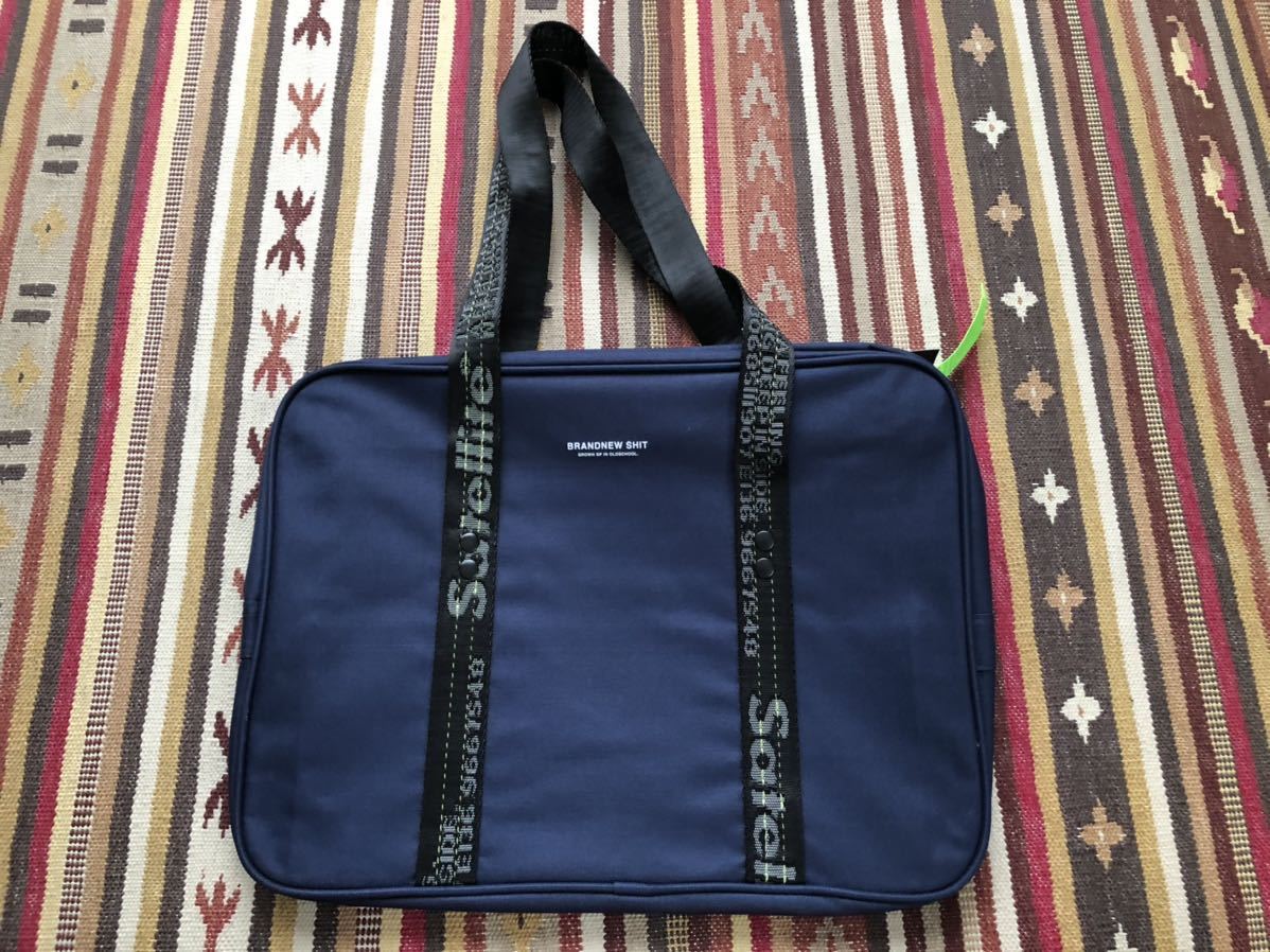  new goods satellite Satellite school bag woman height raw man and woman use sub bag junior high school student high school student skba going to school bag navy blue color tote bag present 