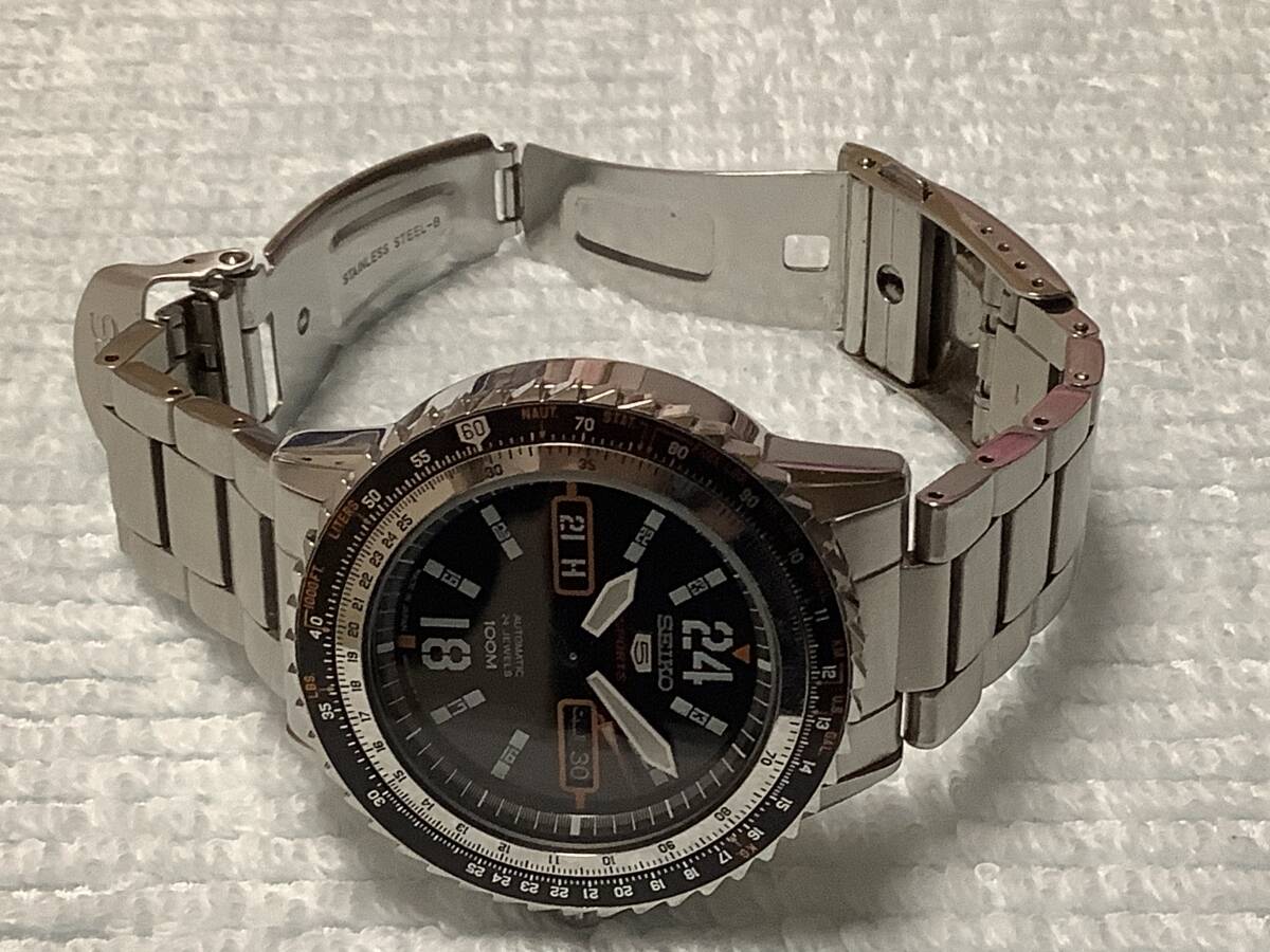 SEIKO セイコー 5 SPORTS 5スポーツ 4R36-01S0 腕時計　自動巻き_画像4