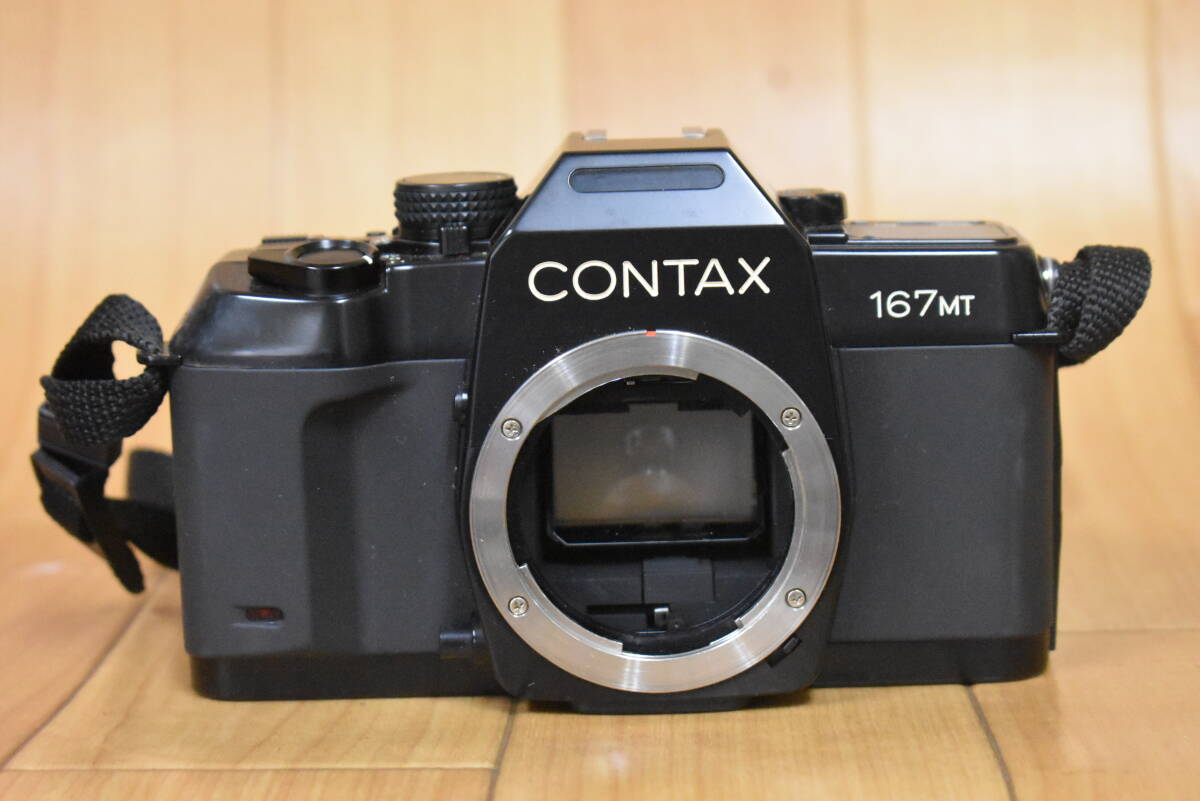 うぶ品　CONTAX コンタックス　167MT　カメラ　ブラックボディ　未確認 未整備品　ジャンク_画像1