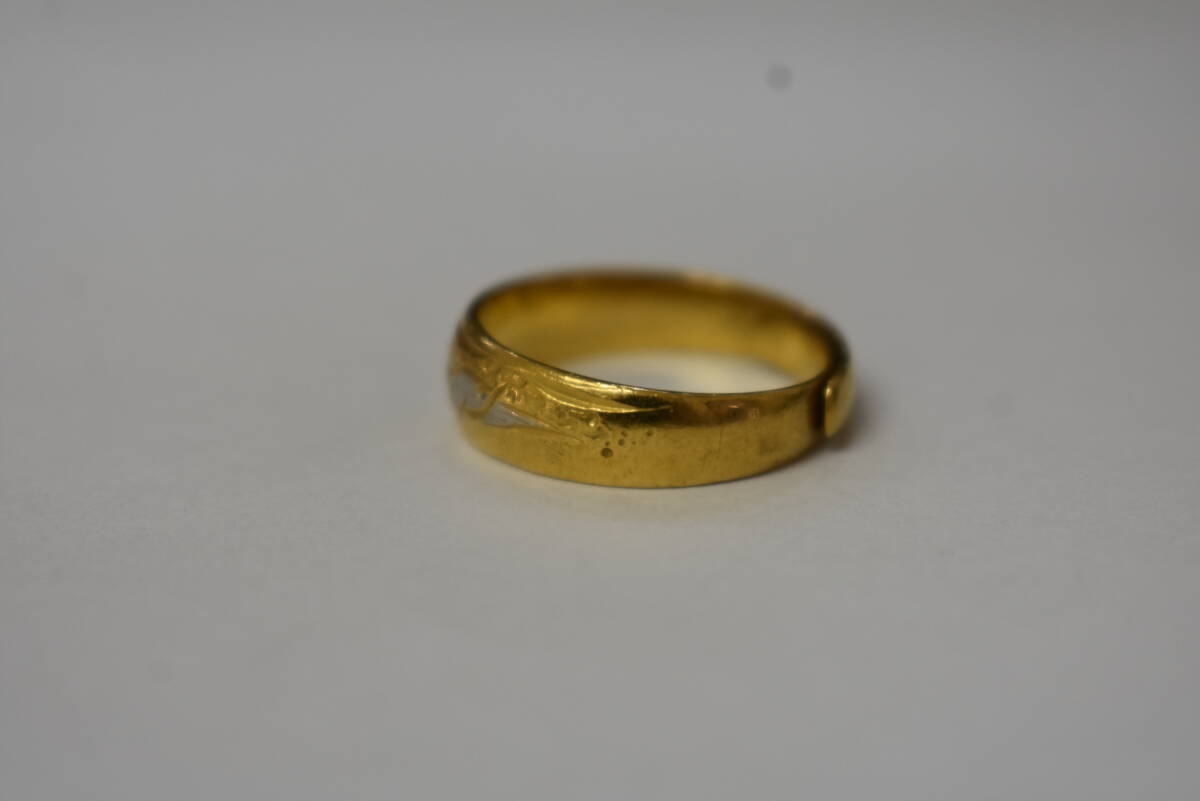 うぶ品　純金リング K24 指輪　約5.7g　