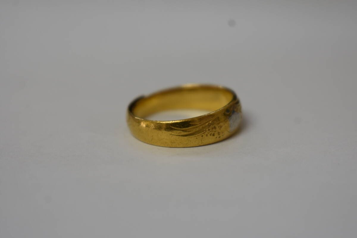 うぶ品　純金リング K24 指輪　約5.7g　_画像3