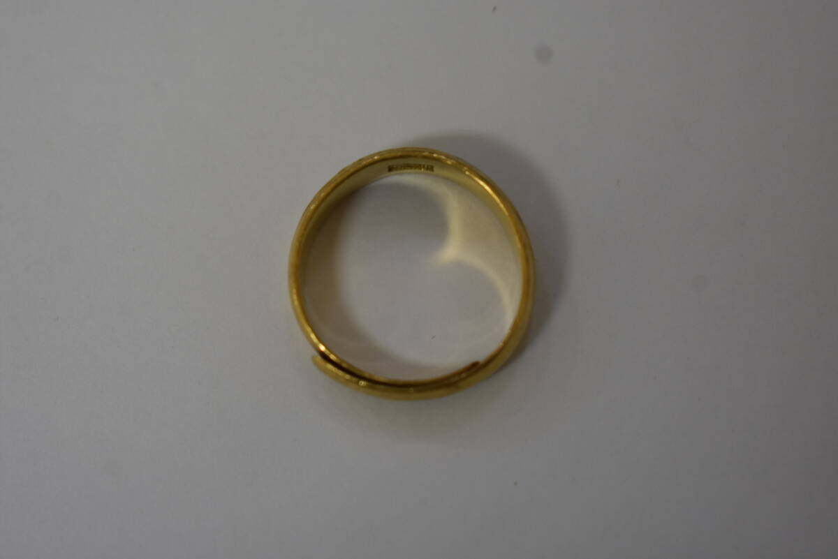 うぶ品　純金リング K24 指輪　約5.7g　