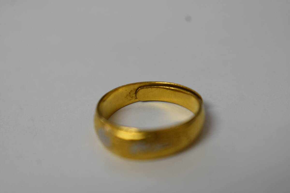 うぶ品　純金リング K24 指輪　約5.7g　_画像7