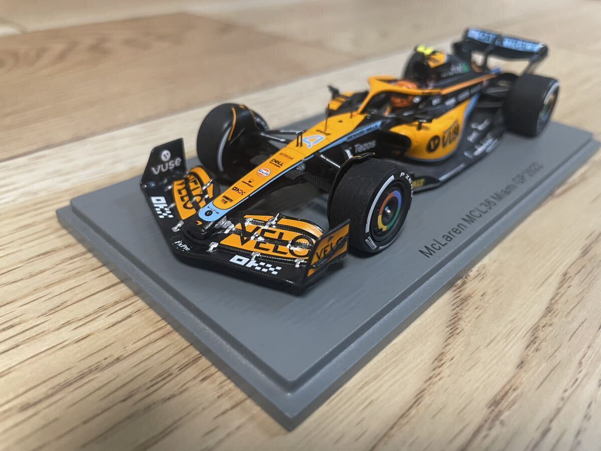 S8535 スパーク 1/43 マクラーレン McLaren MCL36 #4 McLaren F1 Team Miami GP マイアミGP 2022 L. ノリス_画像3