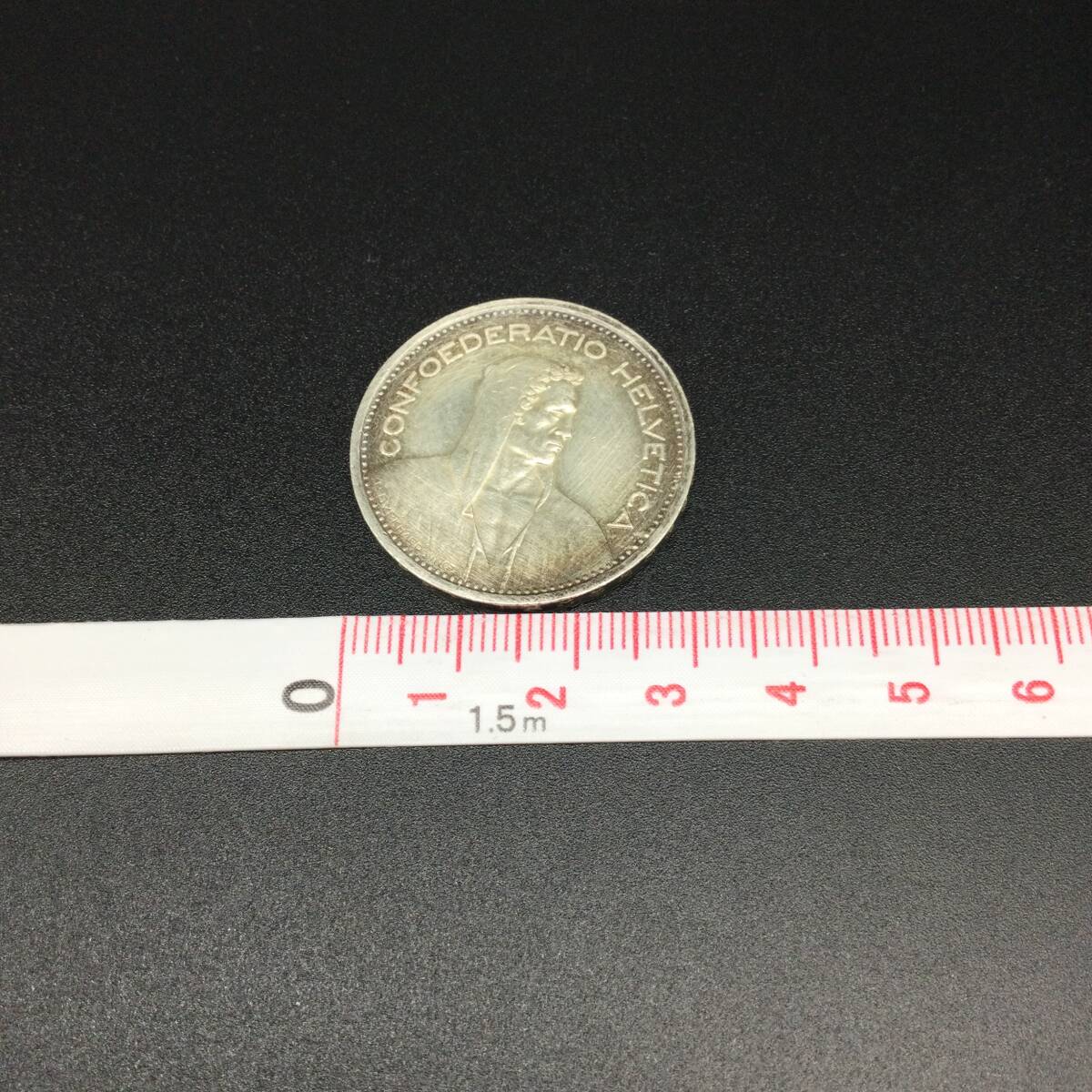 【6324】スイス 銀貨 1953年 5フラン ウィリアムテル 重量約15ｇ コイン メダル 硬貨 貨幣_画像5