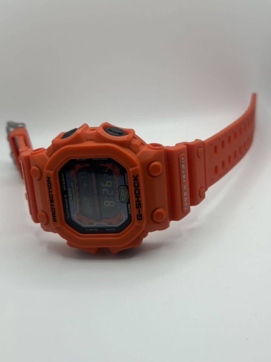 【送料無料】CASIO G-SHOCK GXW-56 カスタム 電波 ソーラー レスキューオレンジ 希少美品 カシオ Gショック GX-56の画像6