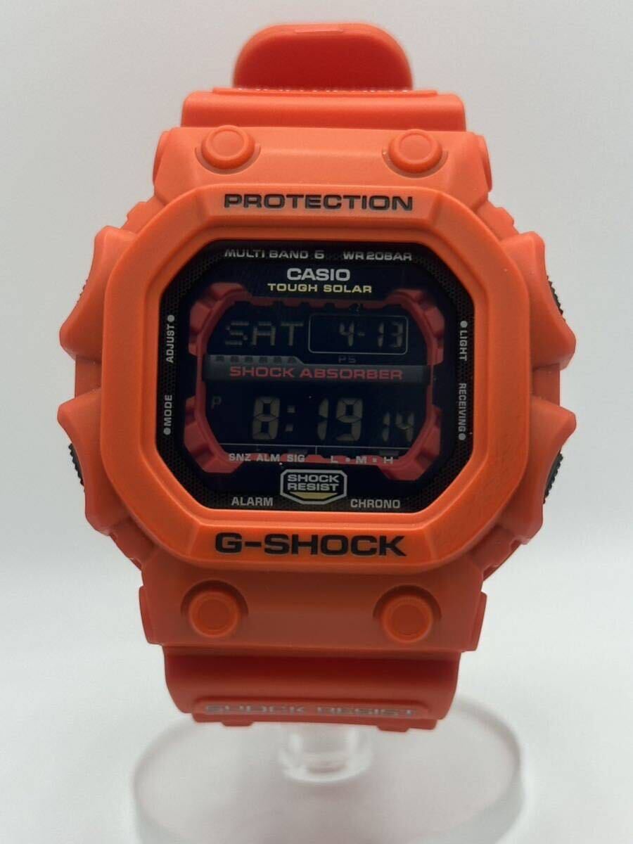 【送料無料】CASIO G-SHOCK GXW-56 カスタム 電波 ソーラー レスキューオレンジ 希少美品 カシオ Gショック GX-56の画像1