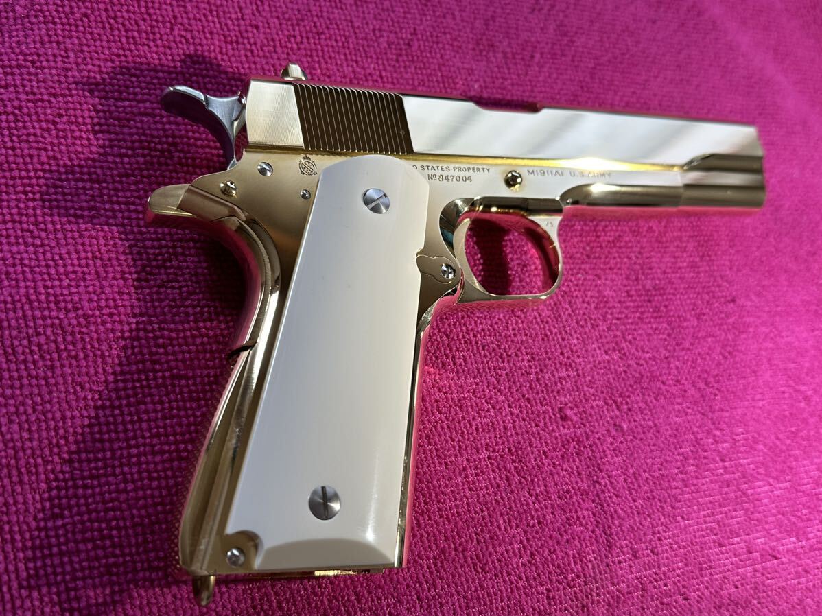 ZEKE製M1911A1真鍮削り出しモデルガンの画像4